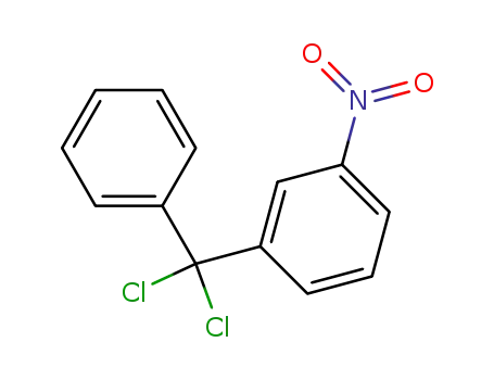 Molecular Structure of 62088-71-5 (Benzene, 1-(dichlorophenylmethyl)-3-nitro-)