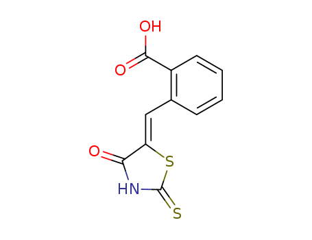 2-[(E)-(2-Mercapto-4-oxo-1,3-thiazol-5(4H)-ylidene)methyl]benzoic acid