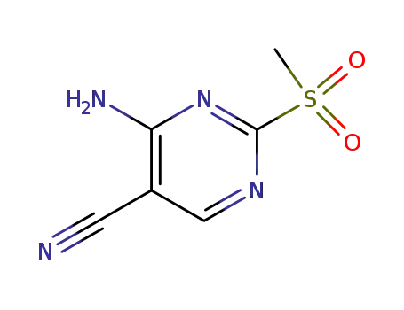 4-Amino-2-(methanesulfonyl)pyrimidine-5-carbonitrile