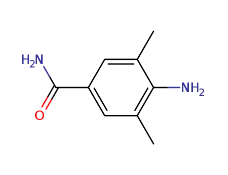 Molecular Structure of 103796-44-7 (4-AMINO-3,5-DIMETHYL-BENZAMIDE)