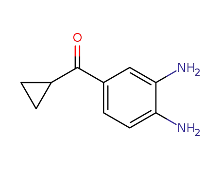 Molecular Structure of 46176-91-4 (Methanone, cyclopropyl(3,4-diaminophenyl)-)