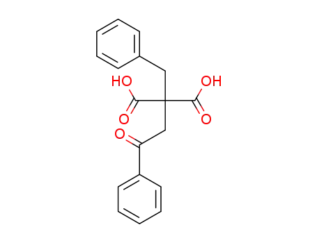 Molecular Structure of 6938-58-5 (benzyl(2-oxo-2-phenylethyl)propanedioic acid)