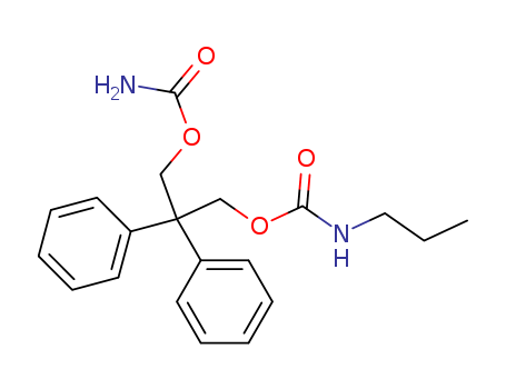 3-(carbamoyloxy)-2,2-diphenylpropyl propylcarbamate (non-preferred name)