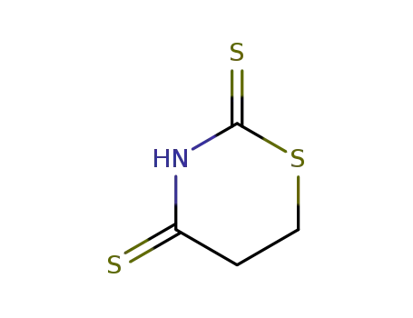Molecular Structure of 3278-54-4 (2H-1,3-Thiazine-2,4(3H)-dithione,dihydro- )