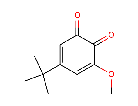 Molecular Structure of 1947-24-6 (3,5-Cyclohexadiene-1,2-dione, 5-(1,1-dimethylethyl)-3-methoxy-)