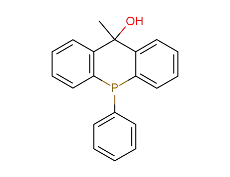 Molecular Structure of 61279-12-7 (10-Acridophosphinol, 5,10-dihydro-10-methyl-5-phenyl-, cis-)