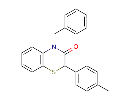 4-benzyl-2-<i>p</i>-tolyl-4<i>H</i>-benzo[1,4]thiazin-3-one