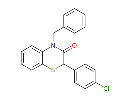 4-benzyl-2-(4-chloro-phenyl)-4<i>H</i>-benzo[1,4]thiazin-3-one