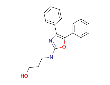 20503-76-8,3-[(4,5-diphenyl-1,3-oxazol-2-yl)amino]propan-1-ol,