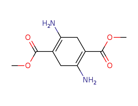 Molecular Structure of 88037-81-4 (1,4-Cyclohexadiene-1,4-dicarboxylic acid, 2,5-diamino-, dimethyl ester)