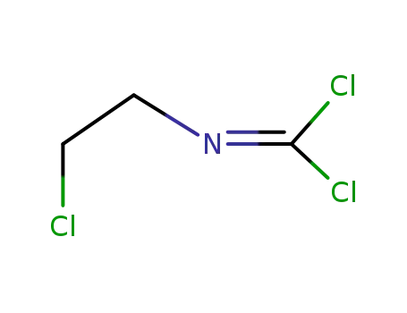 Molecular Structure of 23546-84-1 (2-Chloro-N-dichloromethyleneethanamine)
