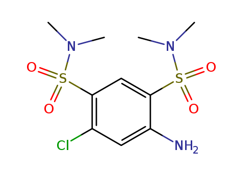 4-amino-6-chloro-N~1~,N~1~,N~3~,N~3~-tetramethyl-1,3-benzenedisulfonamide(1090-97-7)