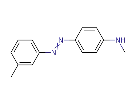 Molecular Structure of 2058-62-0 (3'-methyl-4-methylaminoazobenzene)