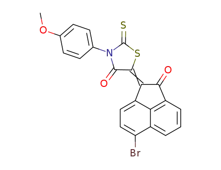 5-(6-bromo-2-oxo-acenaphthen-1-ylidene)-3-(4-methoxy-phenyl)-2-thioxo-thiazolidin-4-one