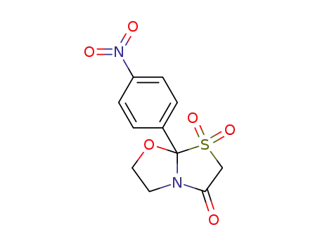 7a-(4-nitro-phenyl)-7,7-dioxo-tetrahydro-7λ<sup>6</sup>-thiazolo[2,3-<i>b</i>]oxazol-5-one