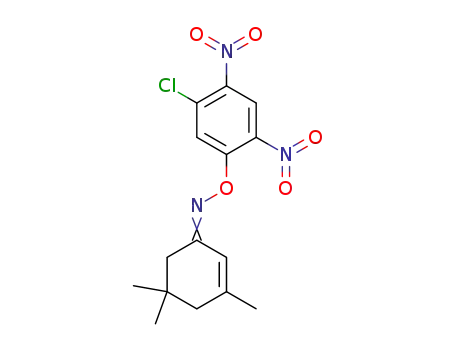 2-Cyclohexen-1-one, 3,5,5-trimethyl-,
O-(5-chloro-2,4-dinitrophenyl)oxime