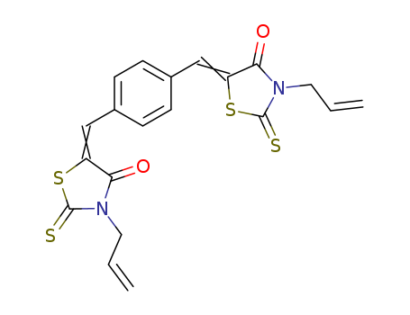 29947-15-7,Rhodanine,5,5'-(p-phenylenedimethylidyne)bis[3-allyl- (8CI),NSC 409007