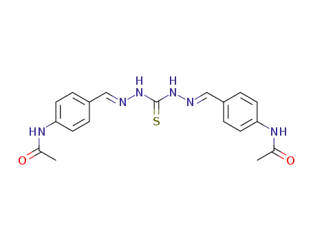 Molecular Structure of 7142-77-0 (N-(4-{(E)-[2-({2-[4-(acetylamino)benzylidene]hydrazinyl}carbothioyl)hydrazinylidene]methyl}phenyl)acetamide)