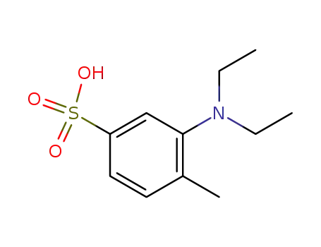 Molecular Structure of 100055-84-3 (2-diethylamino-toluene-4-sulfonic acid)