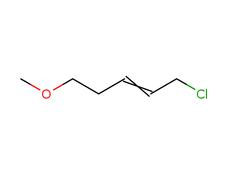 Molecular Structure of 3577-82-0 (1-CHLORO-5-METHOXY-2-PENTENE)