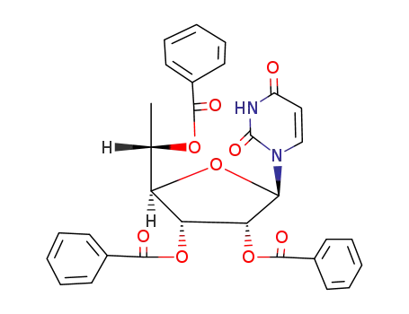1-(2,3,5-Tri-O-benzoyl-6-deoxy-α-L-talofuranosyl)uracil