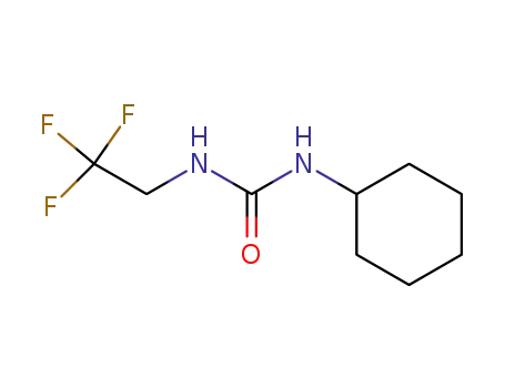Molecular Structure of 13908-01-5 (1-cyclohexyl-3-(2,2,2-trifluoroethyl)urea)