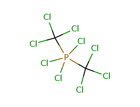 Molecular Structure of 21089-18-9 (trichloro[bis(trichloromethyl)]-lambda~5~-phosphane)