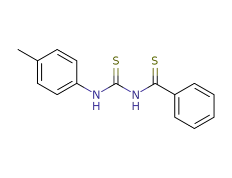Molecular Structure of 72875-39-9 (Benzenecarbothioamide, N-[[(4-methylphenyl)amino]thioxomethyl]-)