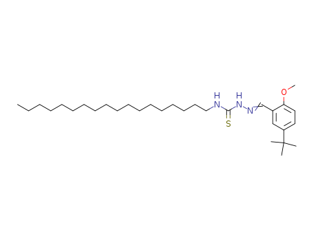 6621-77-8,5-tert-butyl-2-methoxybenzaldehyde N-octadecylthiosemicarbazone,