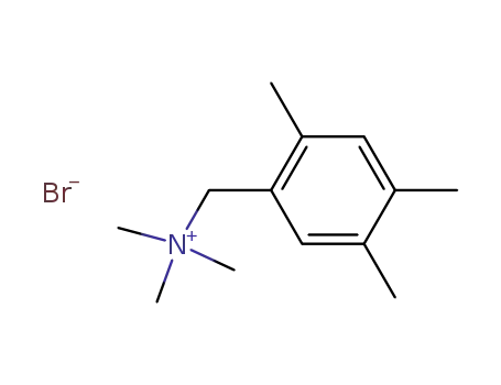 Molecular Structure of 27742-95-6 (Benzenemethanaminium, N,N,N,2,4,5-hexamethyl-, bromide)