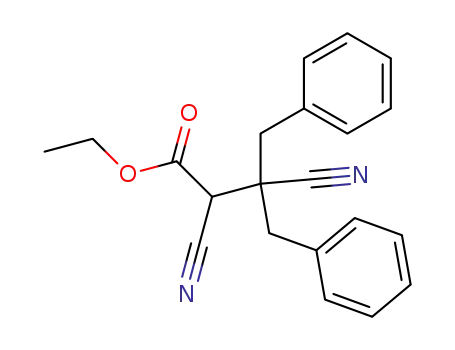 3-benzyl-2,3-dicyano-4-phenyl-butyric acid ethyl ester