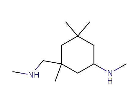 Molecular Structure of 59276-02-7 (Cyclohexanemethanamine, N,1,3,3-tetramethyl-5-(methylamino)-)