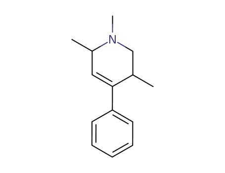 Molecular Structure of 4986-03-2 (1,3,6-trimethyl-4-phenyl-1,2,3,6-tetrahydropyridine)