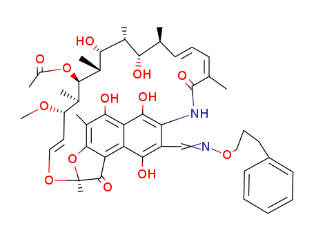 Rifamycin,3-[[(3-phenylpropoxy)imino]methyl]- (9CI) cas  38128-87-9