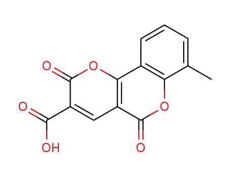 2H,5H-Pyrano[3,2-c][1]benzopyran-3-carboxylic acid,  7-methyl-2,5-dioxo-