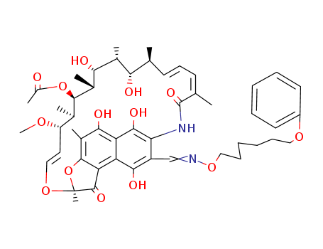 Rifamycin,3-[[[(6-phenoxyhexyl)oxy]imino]methyl]- (9CI)