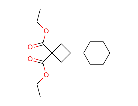 1,1-Cyclobutanedicarboxylic acid, 3-cyclohexyl-, diethyl ester
