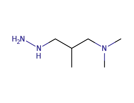 Molecular Structure of 89600-39-5 ((3-Dimethylamino-2-methyl-propyl)-hydrazin)
