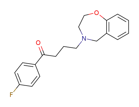 4-(2,3-dihydro-5<i>H</i>-benzo[<i>f</i>][1,4]oxazepin-4-yl)-1-(4-fluoro-phenyl)-butan-1-one