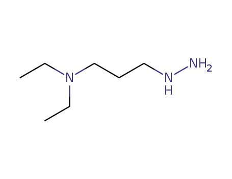Molecular Structure of 44911-14-0 (1-Propanamine, N,N-diethyl-3-hydrazino-)