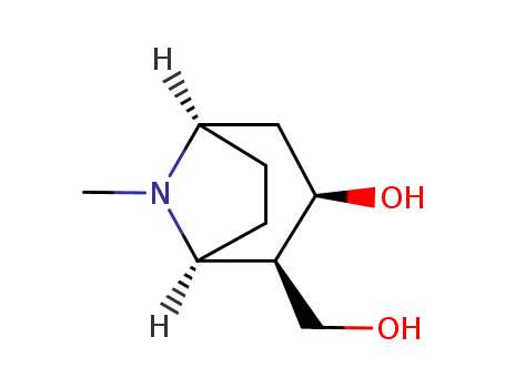 521-28-8,8-Azabicyclo[3.2.1]octane-2-methanol,3- hydroxy-8-methyl-,(1R,2S,3S,5S)- ,