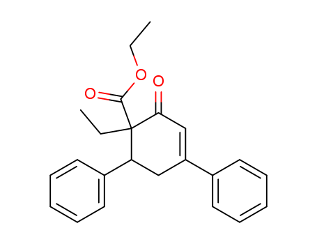 10346-10-8,ethyl 1-ethyl-2-oxo-4,6-diphenylcyclohex-3-ene-1-carboxylate,NSC 281689