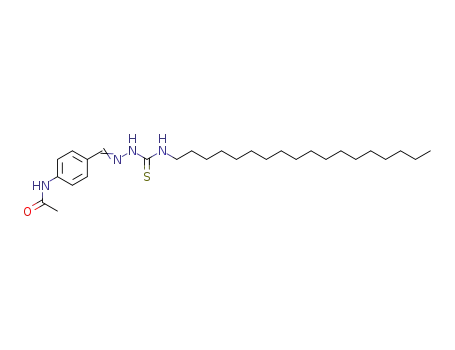 N-[4-[(E)-(octadecylcarbamothioylhydrazinylidene)methyl]phenyl]acetamide