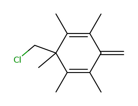 3-Chloromethyl-1,2,3,4,5-pentamethyl-6-methylene-cyclohexa-1,4-diene