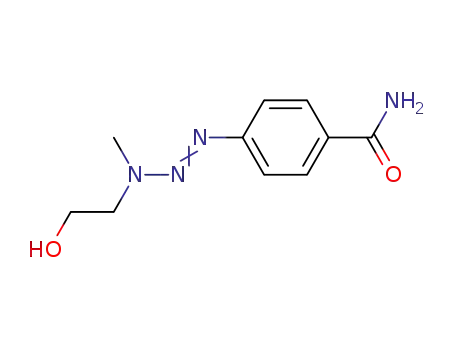 Benzamide, 4-[3-(2-hydroxyethyl)-3-methyl-1-triazenyl]-