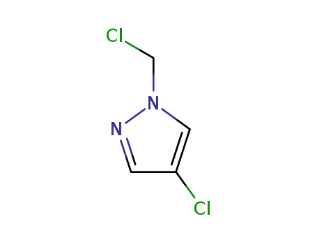 Molecular Structure of 80199-87-7 (1H-Pyrazole, 4-chloro-1-(chloromethyl)-)