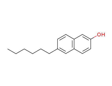 Molecular Structure of 1999-56-0 (6-Hexyl-2-naphthol)