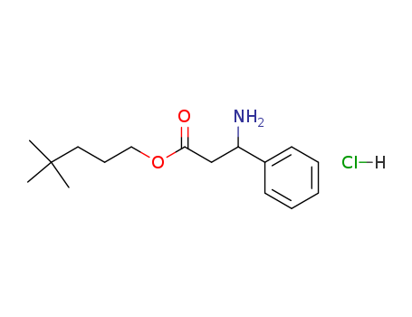 87252-99-1,4,4-dimethylpentyl 3-amino-3-phenylpropanoate hydrochloride,