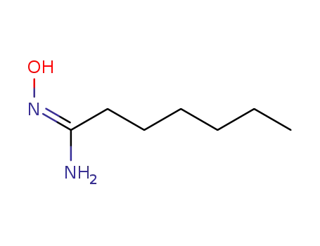Molecular Structure of 99623-07-1 (N-hydroxyheptanimidamide)