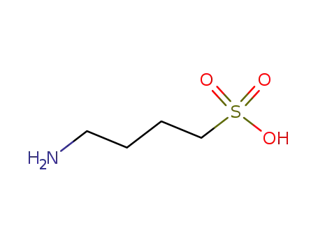 Molecular Structure of 14064-34-7 (4-aminobutane-1-sulfonic acid)